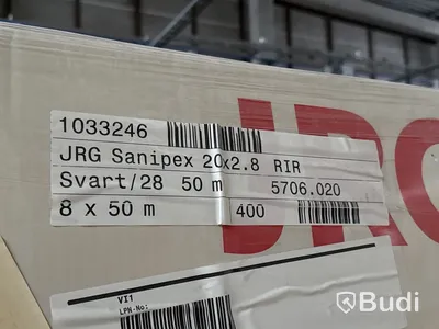 2000 m PE-X-rör JRG Sanipex | 20x2.8 | 5 pall