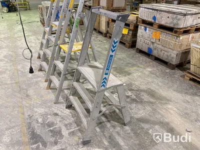 4 st aluminiumstegar