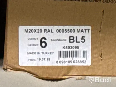 1 sektion blandad kakel/mosaik