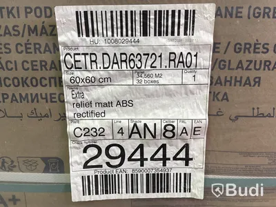587,5 kvm kakel Rako DAR63721 | 17 pall | 60x60 cm