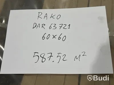 587,5 kvm kakel Rako DAR63721 | 17 pall | 60x60 cm