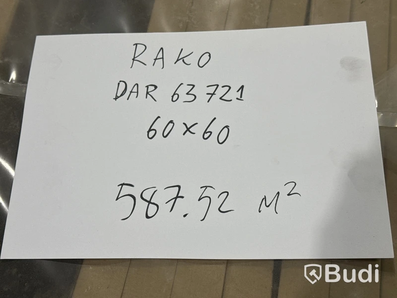 587,5 kvm kakel Rako DAR63721 | 17 pall | 60x60 cm