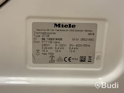 Torktumlare Miele Professional PT 7136 Vario | 2016