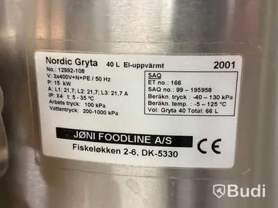 Kokgryta Joni Foodline Nordic | 40 liter | 2001