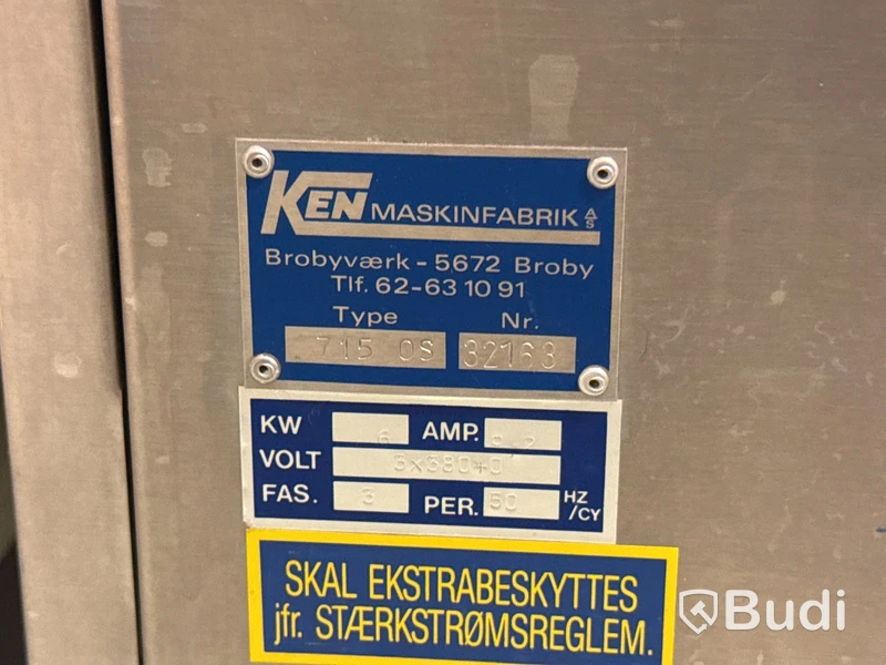 Hygiendiskmaskin Ken 715 OS | 60x60x140 cm