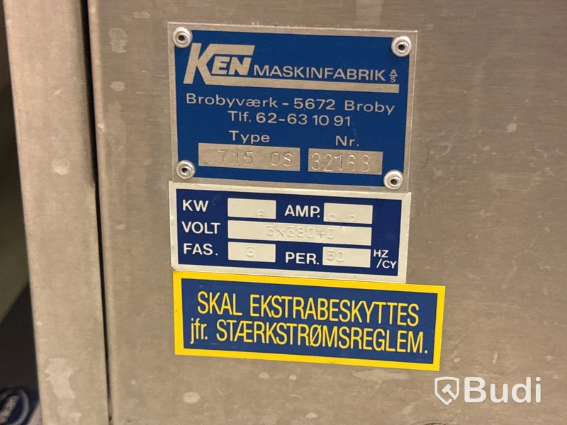 Hygiendiskmaskin Ken 715 OS | 60x60x140 cm