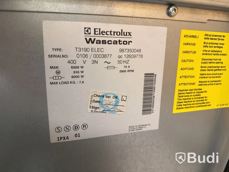 Torktumlare Electrolux Wascator T3190