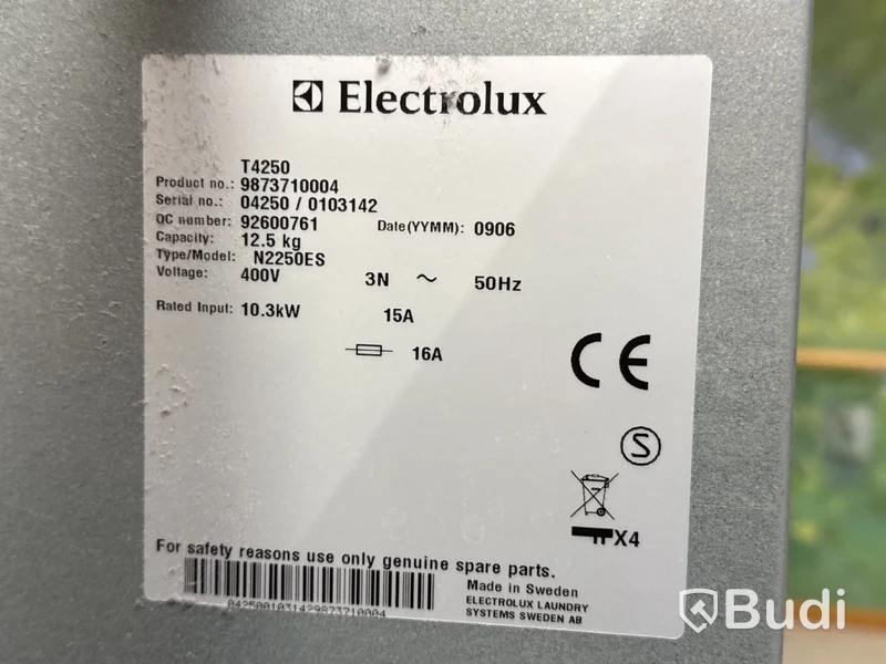 Torktumlare Electrolux Wascator T4250 | 2009