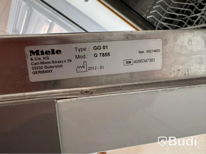 Diskmaskin Miele G 7855 | 2012