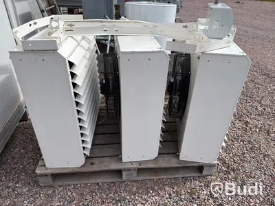 2VV air heaters / fan heaters – 3 units with wall brackets and control unit