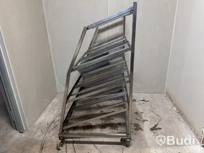 Rullvagn i rostfritt för display