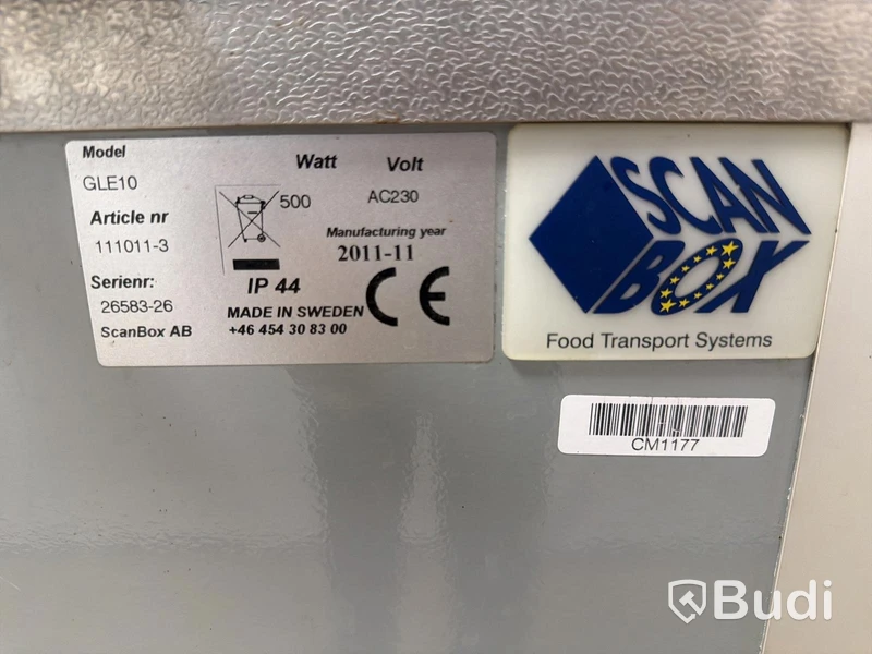 Scanbox värmeskåp GLE10