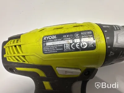 Borrmaskin & Vinkelskruvdragare Ryobi 18V med laddare