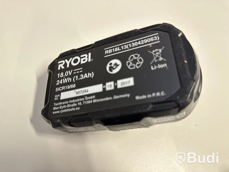 Borrmaskin & Vinkelskruvdragare Ryobi 18V med laddare