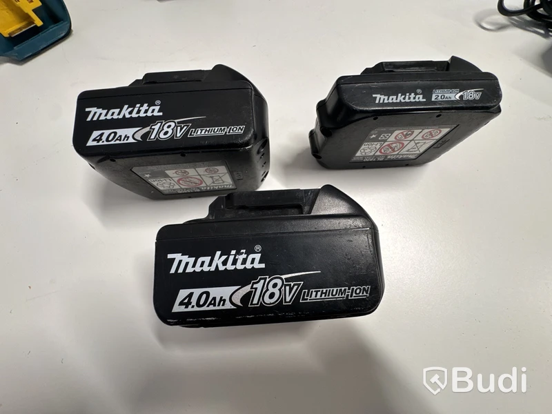 Verktygsset Makita 18V, batterier
