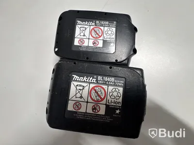 Makita Mutterdragare 1/2" , slagskruvdragare och borrskruvdragare 18V, laddare, 2 batterier