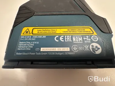 Laser Bosch GCL 2-15 G, grön laser
