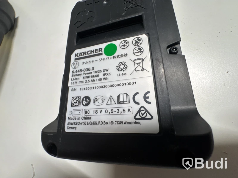 Dammsugare Kärcher WD 1 Compact Battery