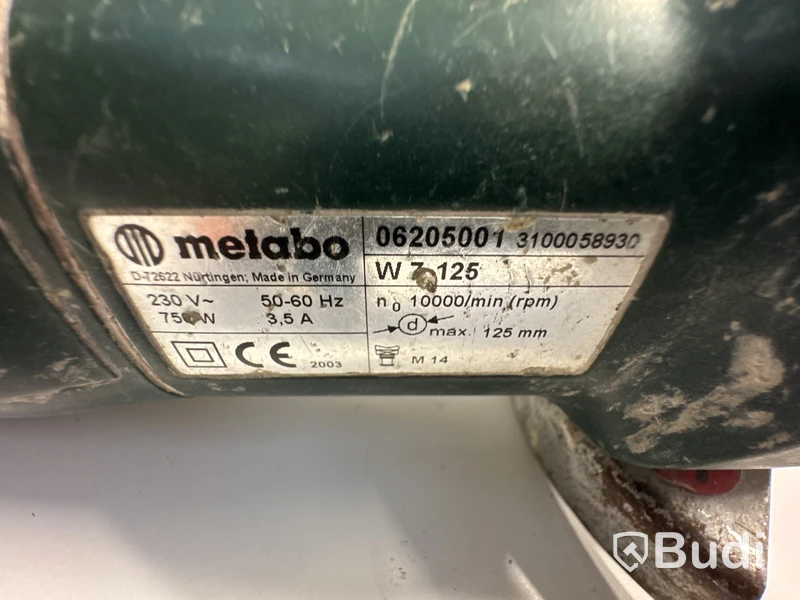 Metabo W7-125  vinkelslip & milwaukee cirkelsåg