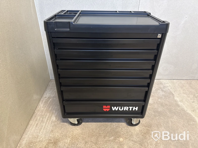 Verktygsvagn Würth, svart