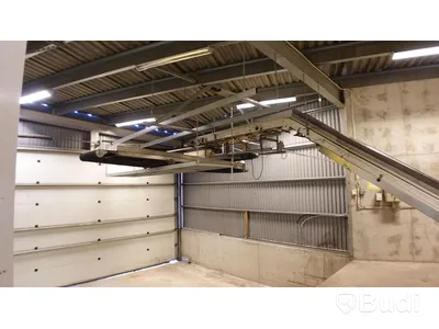 Transportband totalt ca 11 meter med ilastningsficka