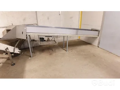 Transportband totalt ca 11 meter med ilastningsficka
