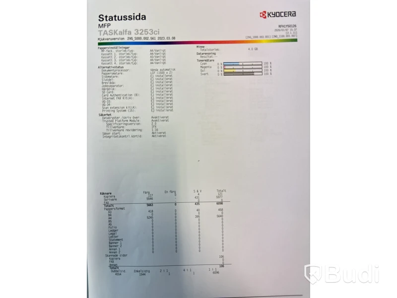 Skrivare / Kopiator / Skanner Kyocera Taskalfa 3253ci