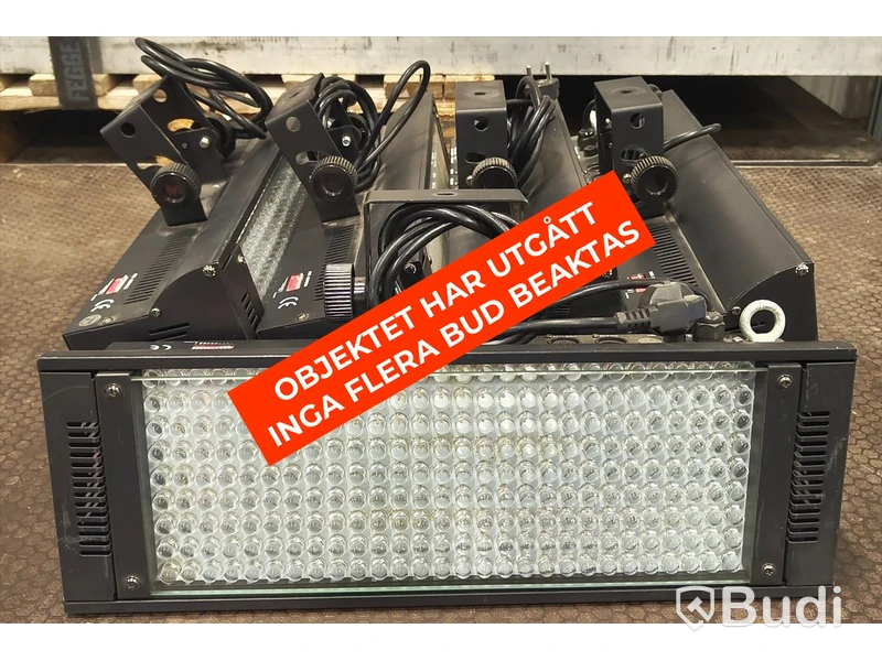 6 st, Eurolite, LED flood-252 RGB, 35w.