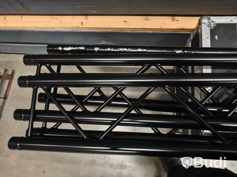 4 st, 2,5 m ladder truss, "30-typ", svart.
