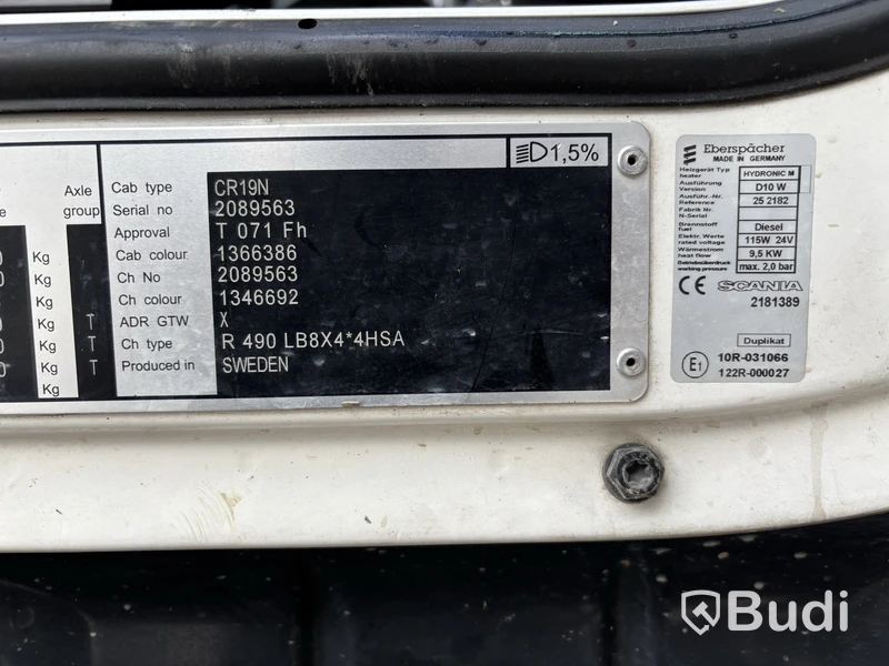 Schaktbil Scania R490 8x4-4  -2014 | Sörling Ilsbo