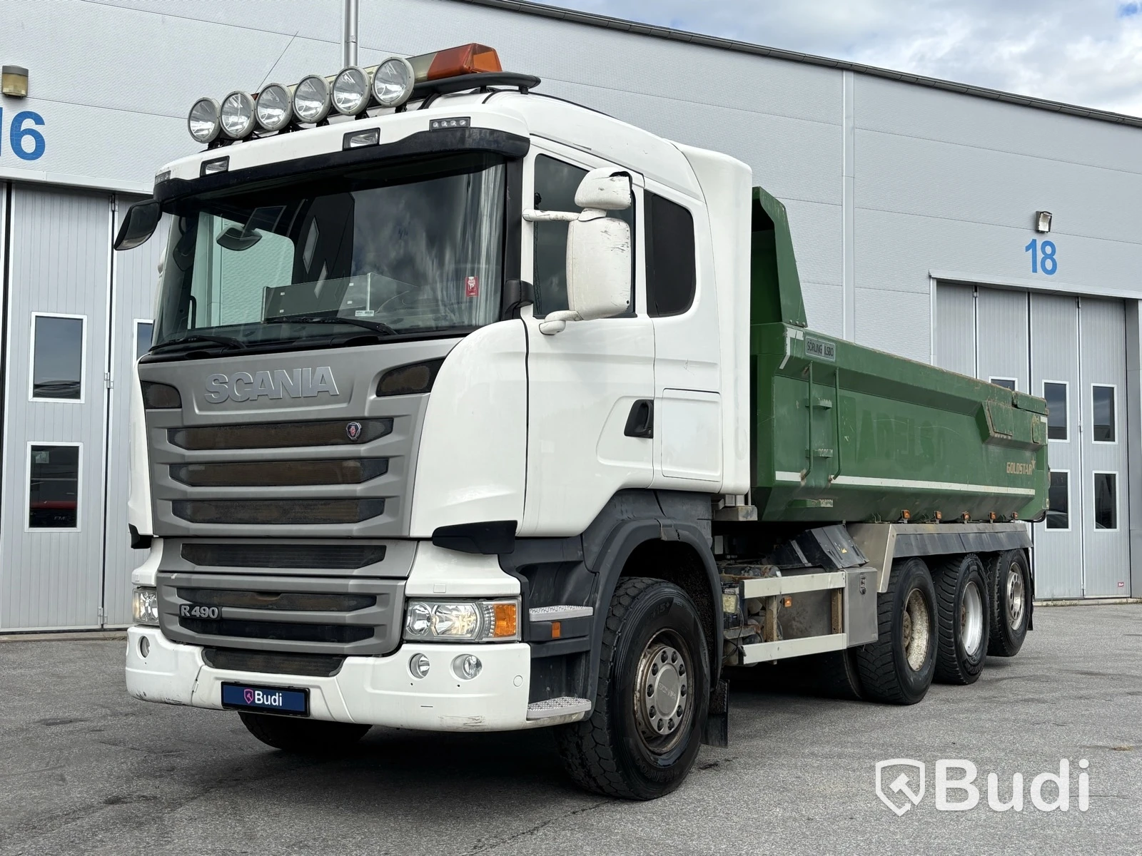 Tipper truck Scania R490 8x4-4 -2014 | Sörling Ilsbo