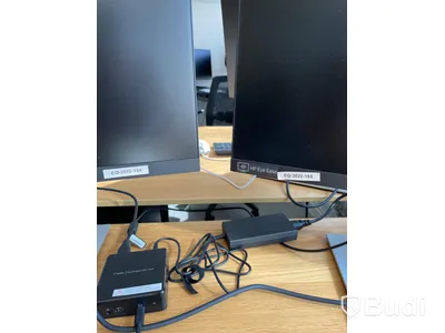 Datorskärmar HP 2st samt USB-port