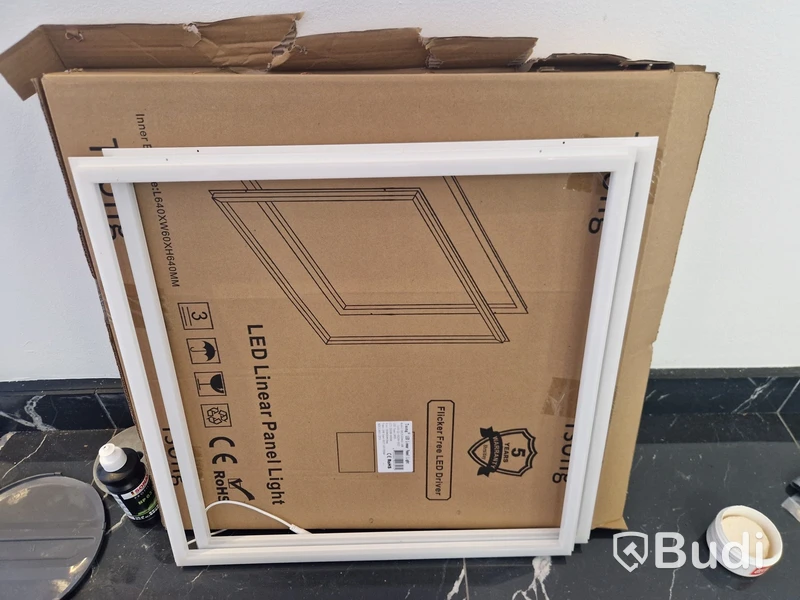 Rambelysning, 20 st, LED, 60x60cm - Fri frakt