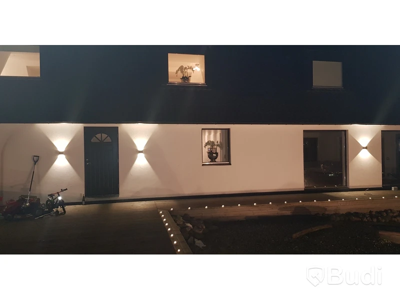 Fasadbelysning, 10 st, 6W - Fri frakt