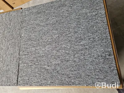80 m² textilmattor, grå, NY