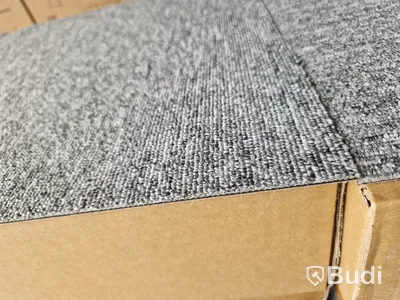 80 m² textilmattor, grå, NY