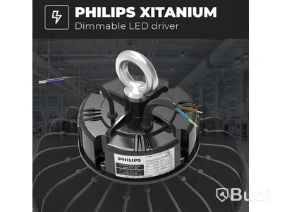 10 st Highbay 240W, Philips drivdon, IP65 - Fri frakt