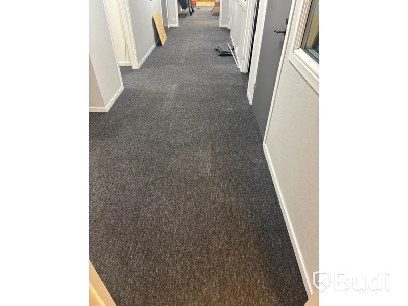 150 m² textilmattor, mörkgrå/ svart, NY - Fri frakt