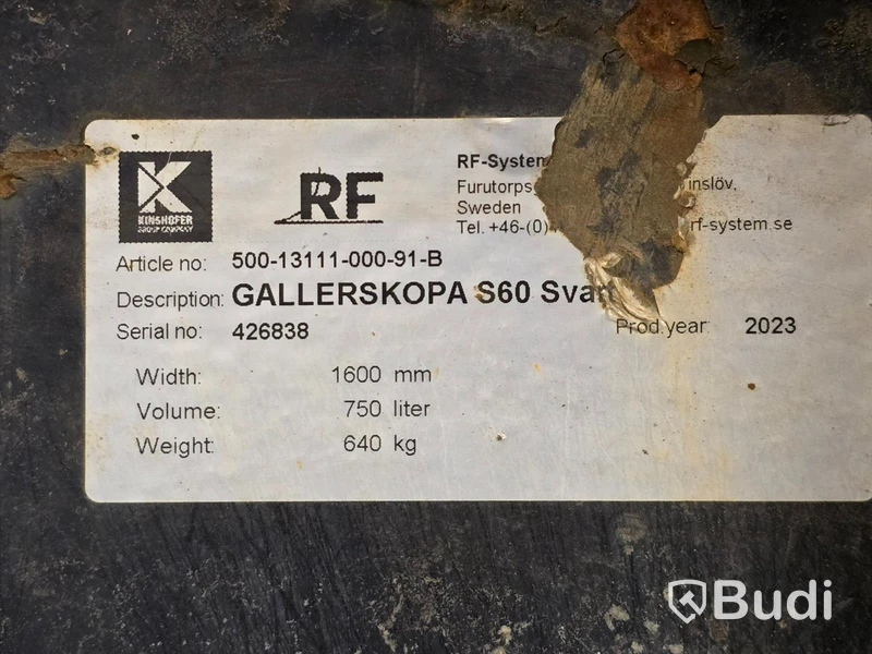 Gallerskopa RF S60