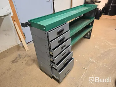 Verkstadsinredning för skåpbil 160cm