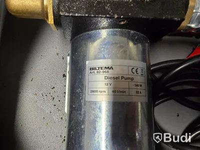 Dieseltank 200 L, med pump.