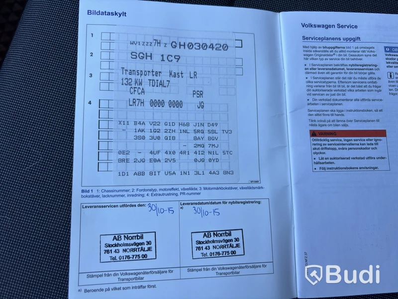 VW TRANSPORTER 4 Motion -16 DSG Lång Dubbla dörrar Värmare