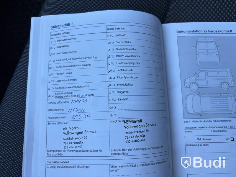 VW TRANSPORTER 4 Motion -16 DSG Lång Dubbla dörrar Värmare