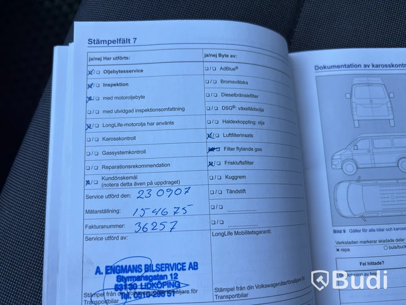 VW TRANSPORTER 4 Motion -16 DSG Lång Dubbla dörrar Värmare
