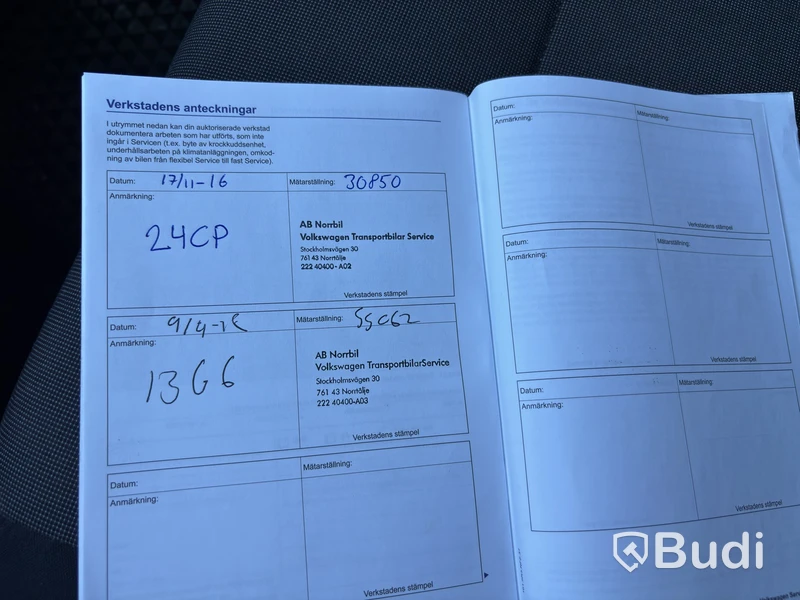 VW TRANSPORTER 4 Motion -16 DSG Lång Dubbla dörrar Värmare