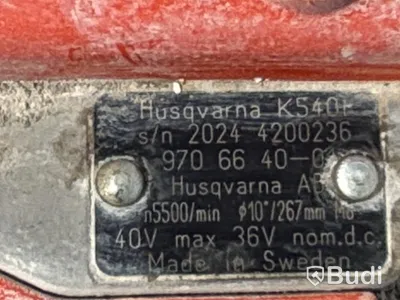 Kapmaskin Husqvarna K540i, batteridriven
