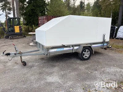 Släpvagn Reko Trailer, med kåpa och ramp