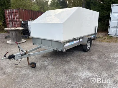 Släpvagn Reko Trailer, med kåpa och ramp