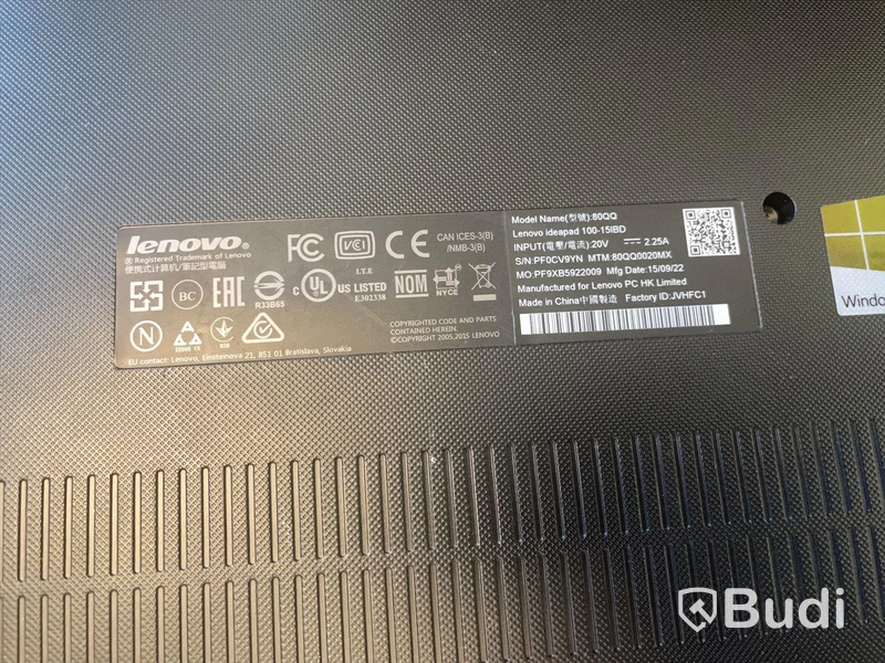 Bärbar dator Lenovo Ideapad 100