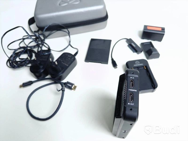 Videomonitor med inspelning Atomos Ninja V ink batteri, HDMI-sladd och HDD